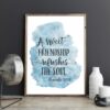 A Sweet Friendship Refreshes the Soul, Proverbs 27:9, Bible Verse Printable Wall Art, Nursery Verse