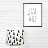 Stay Wild Print, Kids Room Decor, Nursery Printable Art, Wild One BirthdayDecor