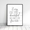 Every Love Story Is Beautiful But Ours Is My Favorite,Bedroom Printable Wall Art