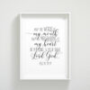 Psalm 19:14 May the Words Of My Mouth, Scripture Wall Art, Christian Prints, Bible Verse Print