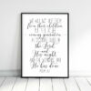 We Will Not Hide Them From Their Children, Psalm 78:4, Bible Verse Prints, Scripture Wall Art