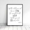 And The Child Grew And Became Strong, Luke 2:40, Bible Verse Wall Art,Kids Room Decor