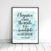 Coco Chanel Quotes, Girls Room Decor, Chanel Printable Wall Art, Fashion Quotes