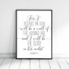 I Will Be A Wall Of Fire Around Her, Zachariah 2:5, Nursery Bible Verse Printable Art, Girls Room