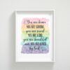 You Are Brave, You Are Strong, You Are Loved By God, Nursery Printable Wall Art