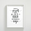 Always Be Yourself Unless You Can Be a Ninja, Boys Nursery Decor Funny Prints