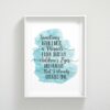 Sometimes When I Need a Miracle, Nursery Printable Wall Art, New Mum Gift
