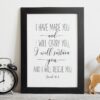 I Have Made You And I Will Carry You, Isaiah 46:4, Bible Verse Printable Wall Art