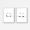 Set of 2, Your First Breath Took Ours Away, Nursery Printable Wall Art,Room Decor