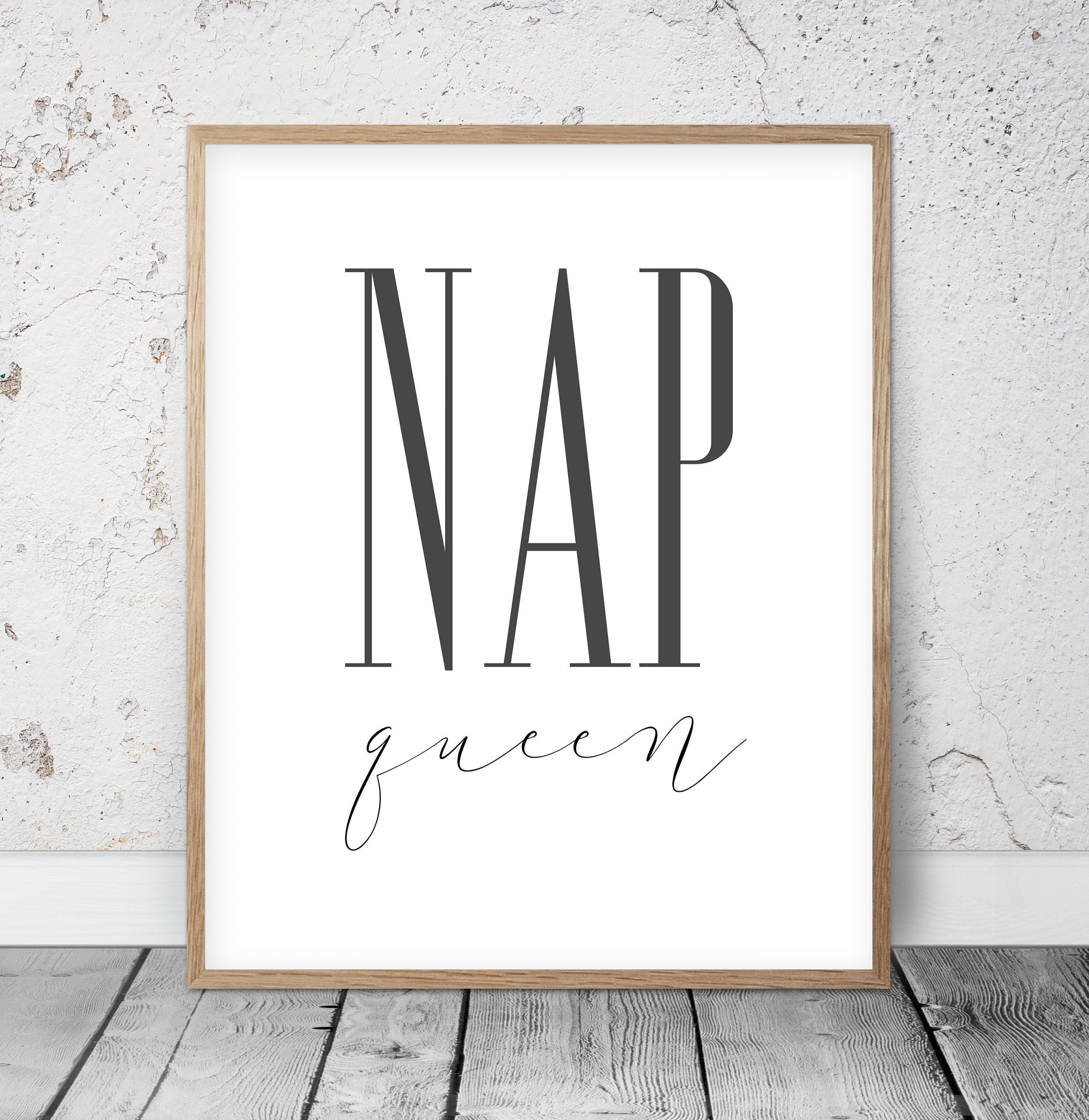 nap queen girls quote poster print art print studio