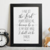 I Have Set The Lord Always Before Me, Psalm 16:8, Bible Verse Printable Wall Art, Nursery Quotes