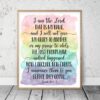 I Am The Lord, Isaiah 42, Bible Verse Printable Wall Art, Christian Gifts, Nursery Bible Quotes