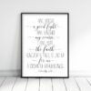 I Have Fought A Good Fight, 2 Timothy 4:7, Bible Verse Printable Wall Art, Nursery Decor Quotes
