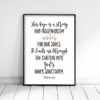 This Hope Is A Strong And Trustworthy Anchor, Hebrews 6:19, Bible Verse Printable Wall Art