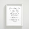 You Will Keep In Perfect Peace, Isaiah 26:3, Bible Verse Printable Wall Art Nursery Room Decor