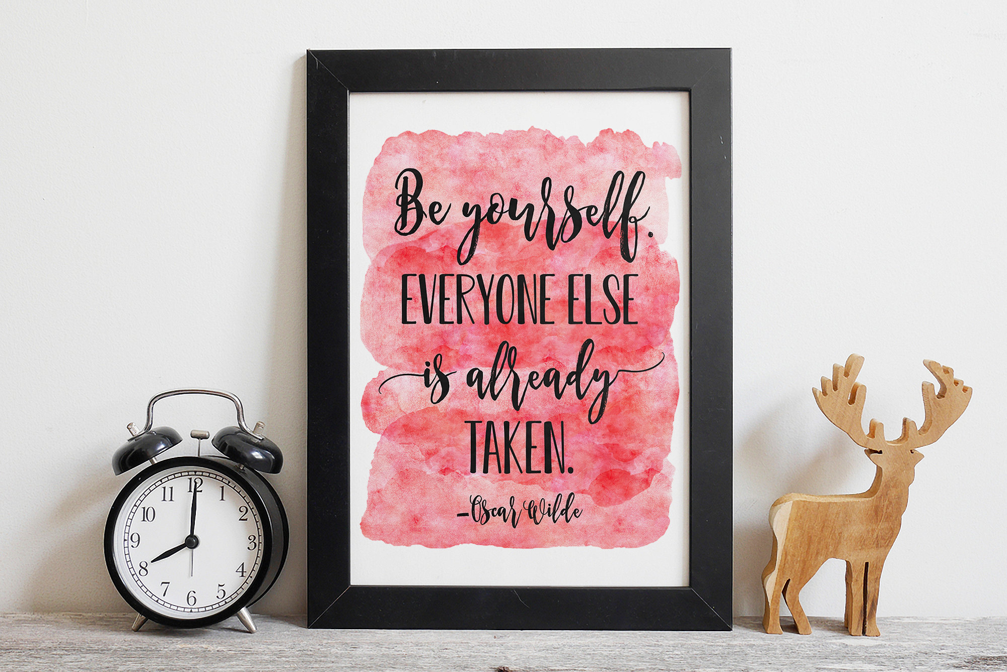 Be Yourself Everyone Else Is Already Taken, Nursery Print Decor Room Wall Art