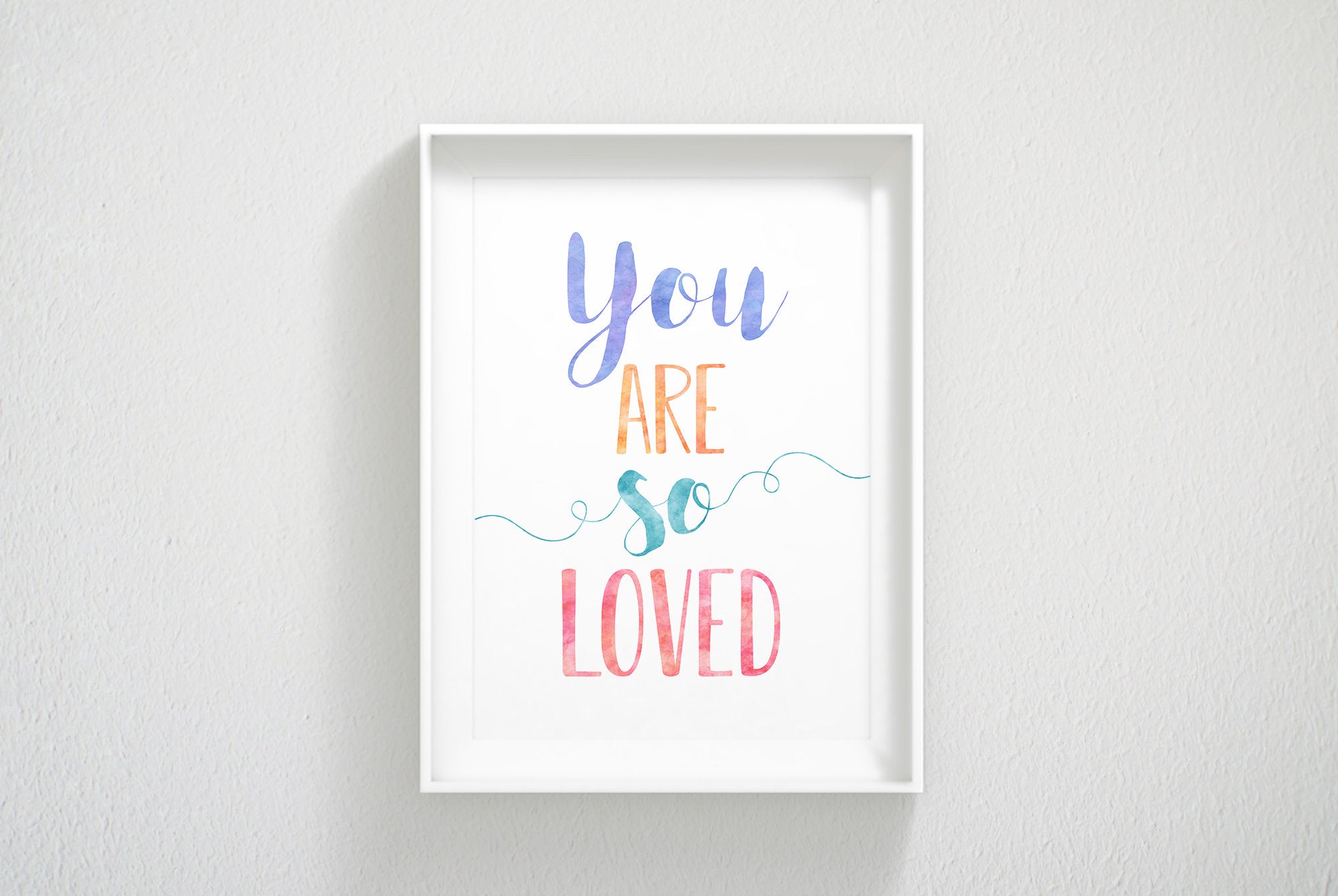 You Are So Loved, Nursery Printable Wall Art,Nursery Decor Girl,Printable Quotes