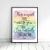 There Is A Path From Me To You, Rumi Quote,Wall Art, Nursery Print Wall Art