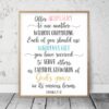Offer Hospitality To One Another, 1 Peter 4:9-10, Bible Verse Printable, Nursery Decor
