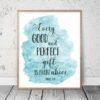 Every Good And Perfect Gift Is Frome Above, James 1:17, Bible Verse Printable Wall Art