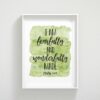 I Am Fearfully And Wonderfully Made, Psalm 139:14, Printable Scripture Wall Art, Bible Verse Prints