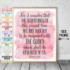 The Sufferings Are Not To Be Compared With The Glory, Romans 8:18, Bible Verse Nursery Print