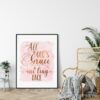 All Of God's Grace in One Tiny Face,Printable Nursery Decor,Bible Verse Wall Art