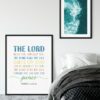 Bible Verse Printable The Lord bless You And Keep You, Numbers 6:24-46, Calligraphy Print