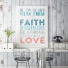 Be On Guard Stay Firm In The Faith, 1 Corinthians 16:13, Printable Bible Verse, Scripture Prints