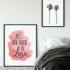 All You Need Is Love, Nursery Printable Decor,Motivational Wall Art