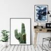 Cactus Print, Mexican Wall Decor, Mint Green Decor, Saguaro Cactus,Home Decor