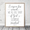 Everyone Has Sinned, Romans 3:23, Bible Verse Printable, Christian Gifts, Nursery Decor Wall Art