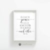 If We Have No Peace, Mother Teresa Inspirational Quote, Nursery Print Decor