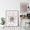 White Cactus Decor,Succulent Wall Art,Succulents and Cacti,Home Decor Print