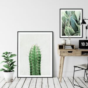 Cactus Printable Wall Art, Mexican Decor, Botanical Print, Home Decor Print