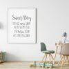 Sweet Boy You Are More Than We Ever Expected,Room Decor,Nursery Wall Art