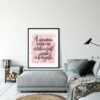 Funny Feminist Quote, Female Bedroom Wall Decor, Girl Quotes Room Decor