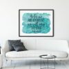 As For Me and My House We Will Serve the Lord, Joshua 24:15, Bible Verse Print, Scripture Wall Art