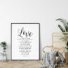 Love Is Patient, Love Never Fails, 1 Corinthians 13,Bible Verse Printable Wall Art,Nursery Bible Quotes