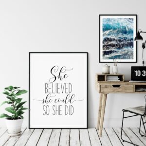 She Designed A Life She Loved, Girls Nursery Prints,Girl Quotes Room Decor
