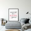 Feminist Quotes, Uplifting Quotes, Beautiful Girl Sign, Girl Quotes Room Decor