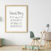 Sweet Boy You Are More Than Ever Expected, Boys Room Decor, Nursery Wall Art