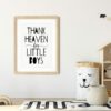Thank Heaven For Little Boys, Boys Room Printable Wall Art, Kids Room Decor