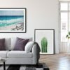 People, Beach Decor Print, Ocean Water Photography Wall Art, Home Decor Print