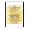 "Lord Make Me an Instrument of Your Peace" Bible Verse Poster Print