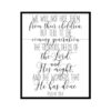 "We Will Not Hide Them From Their Children, Psalm 78:4" Bible Verse Poster Print