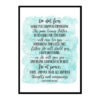 "Do Not Fear What May Happen Tomorrow" Bible Verse Poster Print