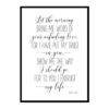 "Let The Morning Bring Me Word, Psalm 143:8" Bible Verse Poster Print