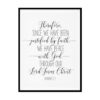 "We Have Piece With God, Romans 5:1" Bible Verse Poster Print
