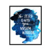 "The Lord Is With You Mighty Warrior, Judges 6:12" Bible Verse Poster Print